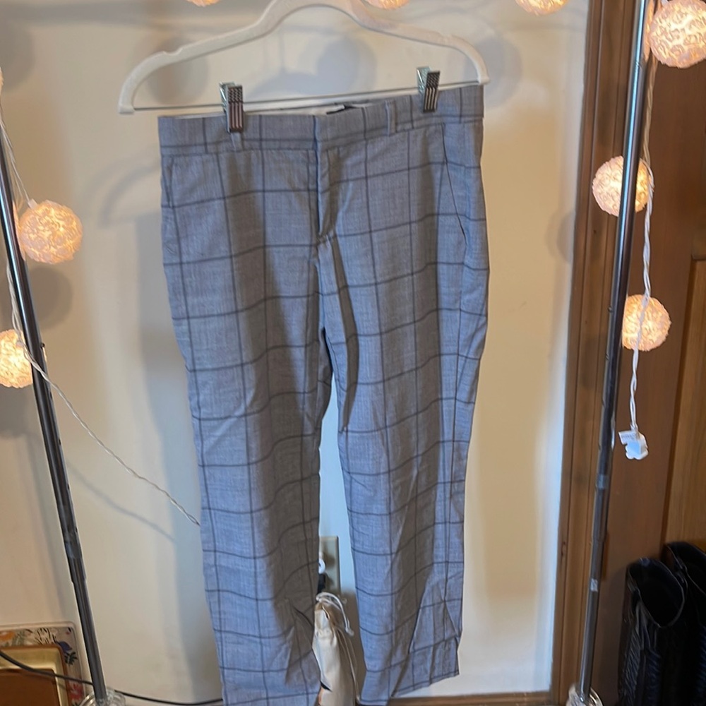 Plaid pants - banana republic